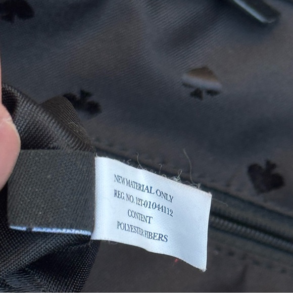 Kate Spade New York Wilson Road Tote Bag Quilted Talya Large Black EUC Shoulder - Picture 8 of 11